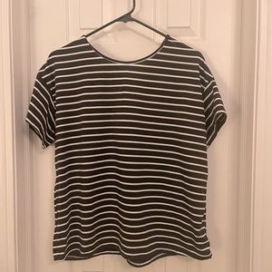 SHEIN L tie back shirt